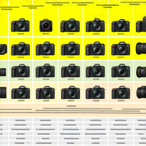 香港Nikon相機及鏡頭價格比較表，展示不同型號及其價格，幫助消費者選擇合適的產品，適用於攝影愛好者的購買指南。