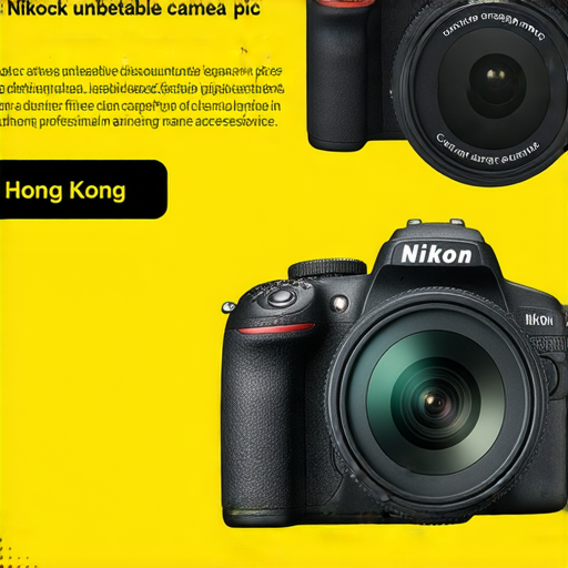 解鎖Nikon相機超值價格，展示香港最新優惠的促銷海報，強調專業保養服務，吸引攝影愛好者前來探索，享受高品質相機產品及價格優惠。