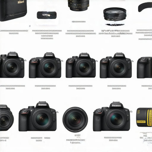 香港Nikon相機價格分析，展示各類型相機及配件，如電池和鏡頭，強調優惠與專業保養服務，吸引攝影愛好者探索更多選擇與服務。