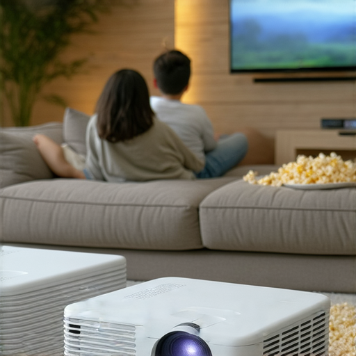 2023家用投影機推薦，小米投影機2與3展示，搭配各種小型迷你投影選擇攻略，強調家庭娛樂與影視觀賞體驗。