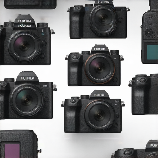 探索Fujifilm相機的魅力，顯示不同型號的相機圖片，強調其即影即有的特色與專業服務，吸引攝影愛好者了解更多選擇建議。