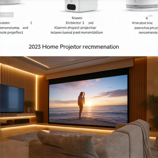 2023年家用投影機推薦圖片，展示小米投影機2、3、互動投影機和迷你投影機，幫助家庭打造影院效果，畫面清晰，便捷使用，適合各種家庭娛樂需求。