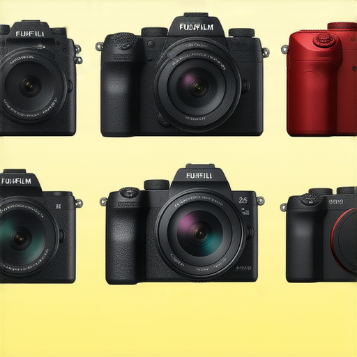 五款最佳富士相機推薦圖片，展示相機外觀與功能，吸引攝影愛好者，鼓勵探索富士相機如何提升攝影技藝，捕捉美好瞬間。