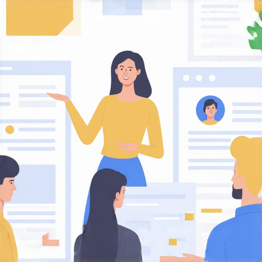 提升職場競爭力的商業英語與商務英語課程介紹圖，展現課程內容、學習環境及學生交流，強調英語能力對職場成功的重要性，讓參與者能獲得實用的商業語言與溝通技能。