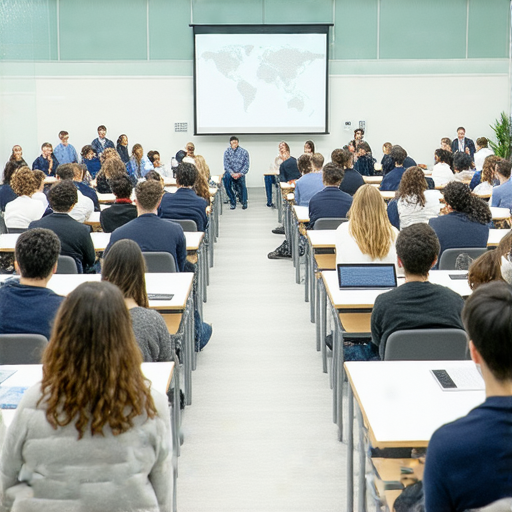 提升職場競爭力的商業英語課程與商務英語課程介紹，展示學習環境和教材，強調實用英語技能和職場應用，幫助學員在全球化商業中脫穎而出。