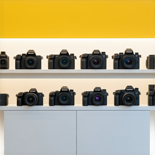 Fujifilm相機系列展示，專業攝影器材和捕捉瞬間的魅力，展示多款相機型號與攝影作品，鼓勵探索攝影潛能，體驗創意攝影的樂趣。