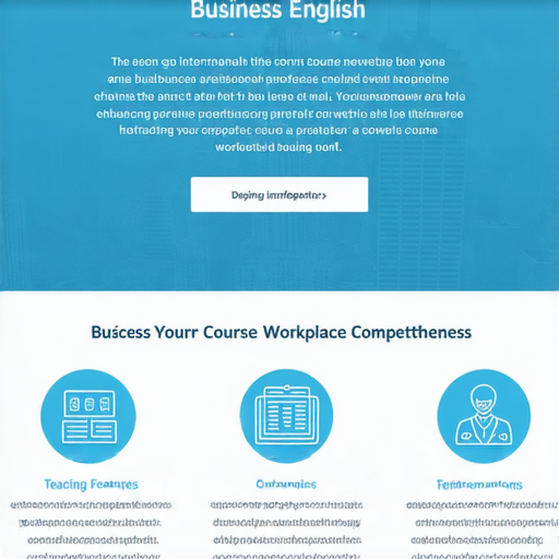 提升職場競爭力的商業英語課程與商務英語課程介紹圖，展示課程特色、教學內容與學習成效，助你在國際商界中脫穎而出。