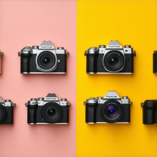 Fujifilm相機推薦與入門指南，展示即影即有的魅力，圖片中包含多款Fujifilm相機及其拍攝樣本，突顯攝影的精彩瞬間與創意，適合新手與攝影愛好者參考。