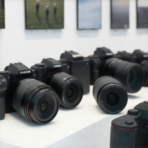 Fujifilm相機展示各種型號，攝影愛好者探索攝影世界，捕捉瞬間的精彩畫面，立即啟程發現最適合你的器材，探索無限創意與靈感。