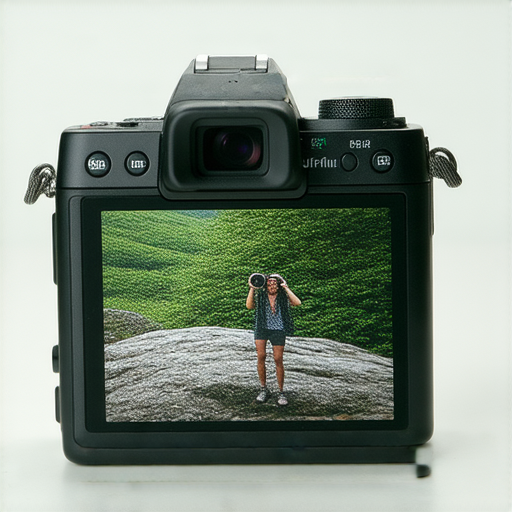 Fujifilm相機展示，強調其拍攝即影即有的特點，背景為攝影師在自然中捕捉精彩瞬間，彰顯攝影之旅的探索魅力，展現攝影愛好者的激情與創意。