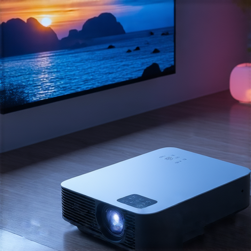 小米投影機展示，配合家居娛樂環境，突出2023年頂尖技術，專業服務推薦，為您的家庭影院體驗揭開新視界。