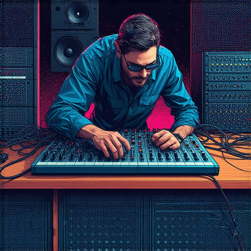 揭開音響箱的秘密專業服務，提升音質的展示圖，展示技術人員正在調整音響裝置，突顯音質升級的細節，讓音樂愛好者立即探索提升音響體驗的方法。