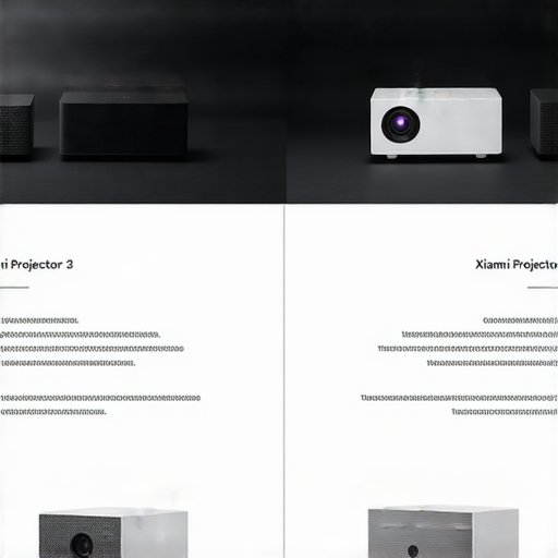 小米投影機2和3的比較圖，顯示各自的設計和功能，適合選擇家用投影機的技巧，幫助用戶根據需求找到最合適的投影機。