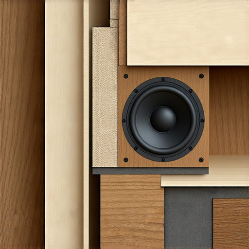 音響箱的內部結構展示，強調如何透過材質選擇和配置提升音質的技巧，吸引讀者了解音響優化的秘密，探索音響系統性能的關鍵。