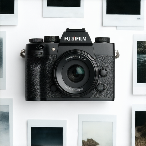 Fujifilm相機展示，突顯即影即有的魅力，配合入門指南，展示不同型號與拍攝效果，提供使用者選擇建議，適合初學者與攝影愛好者參考。