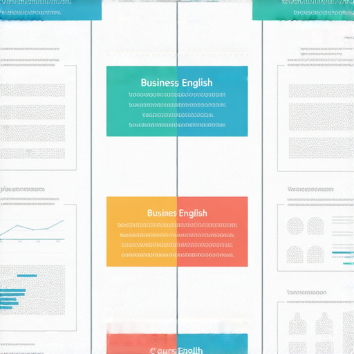 提升職場競爭力的商業英語課程與商務英語課程選擇解析圖示，展示各類課程特色與優勢，幫助學員選擇適合的學習方式與內容，以提升職場表現及國際溝通能力。