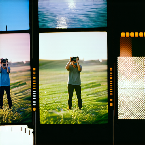 Fujifilm相機展示多種攝影模式，攝影師在戶外拍攝，色彩鮮明的照片即時呈現，揭開即影即有的魅力，探索攝影新世界，展現創意與專業。