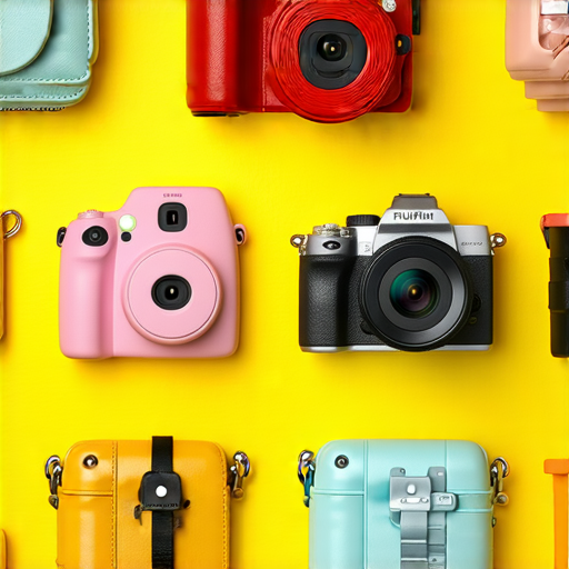 Fujifilm相機推薦即影即有的入門選擇與技巧，展示多款相機型號，提供用戶拍攝後立即打印的功能，突顯高質感與親切感，適合攝影新手的最佳選擇與使用建議。