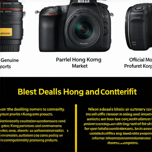 Nikon相機水貨與正貨比較圖，展示香港市場上最優惠價格的相機選擇，強調辨別真偽的重要性及購買建議，幫助消費者做出明智決策。