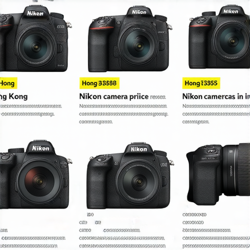 揭密香港Nikon相機價格的專業服務圖片，呈現多款Nikon相機與超值優惠，吸引攝影愛好者探索攝影之旅，展現攝影器材的多樣選擇與價格資訊。
