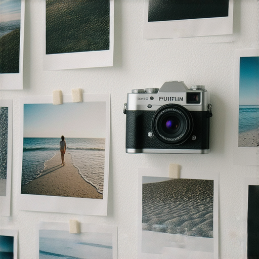 Fujifilm即影即有相機展示與攝影作品，吸引觀眾探索攝影魅力，捕捉生活中的美好瞬間，開啟個人攝影之旅，展現創意與靈感。