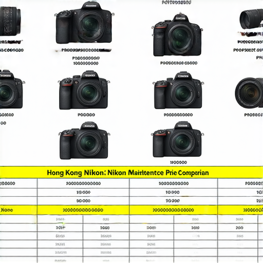 香港Nikon相機價格比較圖，展示各型號相機的價格與特點，並提供專業保養服務資訊，幫助攝影愛好者選擇最划算的Nikon相機選擇。