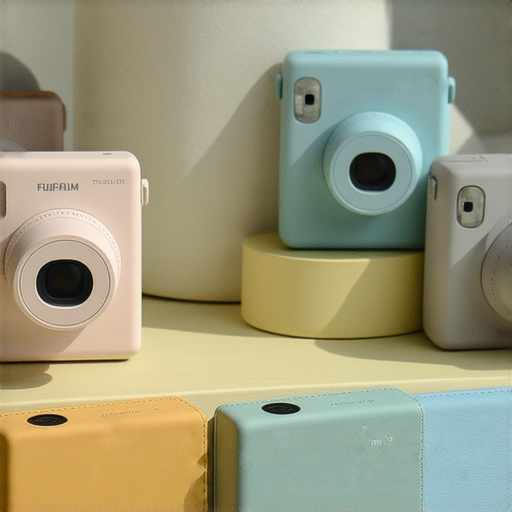 Fujifilm相機展示，捕捉即影即有的魅力，搭配多款入門機型推薦，展現色彩與細節，適合攝影初學者。