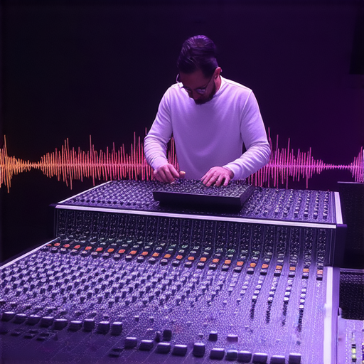 揭開音響箱的秘密，展示聲音的魔力，專業音響設備與技術，職業人員正在調整音響箱，挑戰聲音品質，提升音效體驗，邀請客戶探索音響世界。