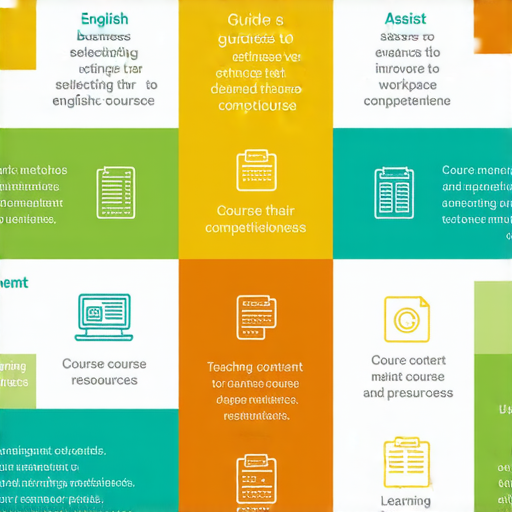 提升職場競爭力的商業英語課程與商務英語課程選擇指南圖片，展示各種課程內容、教學方式及學習資源，幫助學員挑選合適的英語課程，增強職場能力和競爭力。
