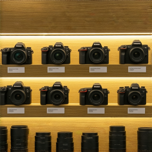 香港Nikon相機專業服務圖片，展示各型號相機及鏡頭，價格透明，幫助顧客選擇最合適的設備，提升攝影體驗，滿足不同需求的影像愛好者。