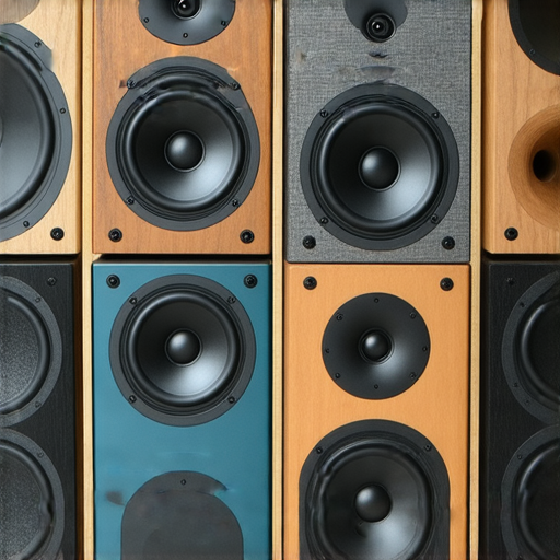 探索音響箱音質魅力的圖片，展示不同風格音響箱的設計特色，強調音質與選購技巧分享，搭配適合的裝置與環境，讓音樂愛好者了解如何選擇最佳音響箱。