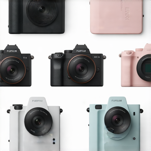 探索Fujifilm即影即有相機入門推薦及S10、M1、E4、T2機型優勢的圖片展示，展示四款相機的外觀設計及功能，幫助攝影愛好者選擇合適的即影即有相機。