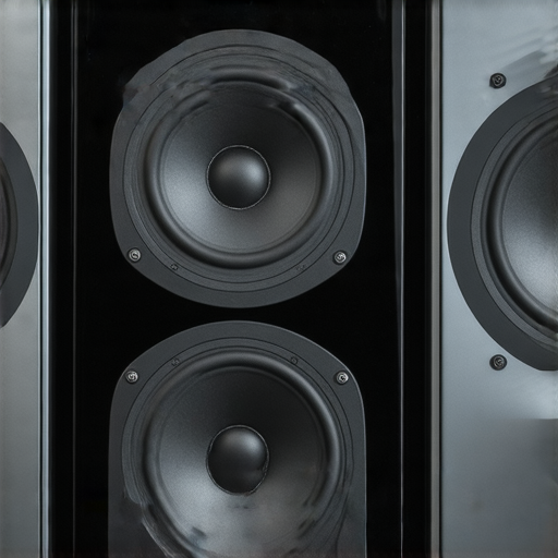 揭開音響箱的秘密，展示高品質音效的專業服務，音響設備細節特寫，強調設計與技術，傳達音質的卓越與專業，吸引音響愛好者與專業人士。