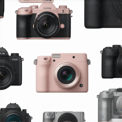 Fujifilm相機系列展示，包含入門級和即影即有選擇，展現攝影愛好者的最佳選擇，圖片中有多款相機和拍攝畫面，適合新手使用的Fujifilm相機。