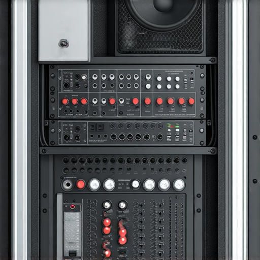 專業音響箱的內部構造，展示音響元件和設計，說明升級音響設備的重要性，提升音樂體驗的關鍵因素。探索音響箱的秘密，了解專業音響的魅力。