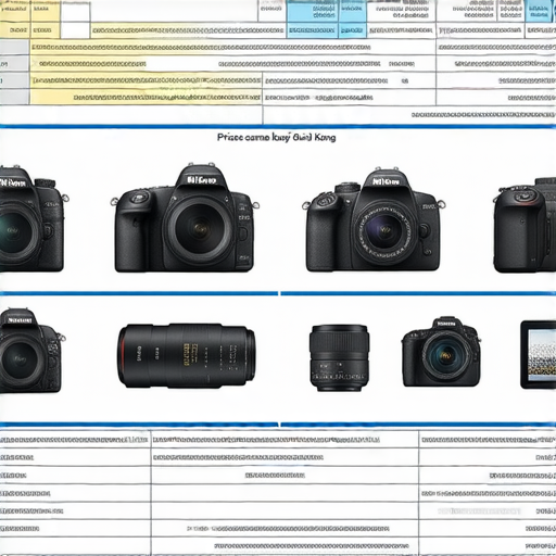 香港Nikon相機價格與購買指南圖，包含各型號相機、鏡頭與電池資訊，清晰展示最新市場行情，適合攝影愛好者選擇合適設備與配件。