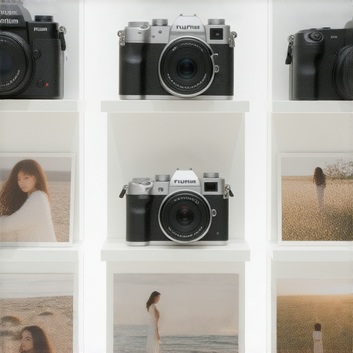 Fujifilm相機展示，強調即影即有的攝影體驗，配合專業服務，讓每一刻都能輕鬆珍藏，推薦適合各種需求的相機型號，完美捕捉生活美好瞬間。