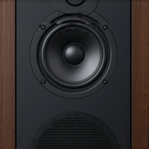 音響箱特寫，展示其內部結構和材料，強調震撼音質的專業服務，吸引觀眾探索音響技術的奧秘，提升音樂欣賞體驗。