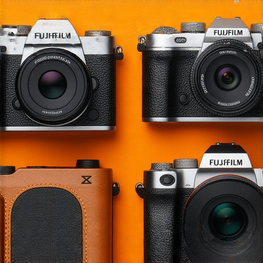 探索富士相機的魅力，展現即影即有的拍攝技藝，照片中展示各款Fujifilm相機，適合不同拍攝需求，提升攝影水平，捕捉美好瞬間。