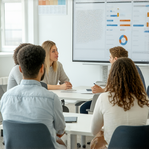 提升職場競爭力的商業與商務英語課程介紹，展示課程內容、學習環境及學員互動，幫助職場人士增強語言能力與專業技能，提升職場競爭力。