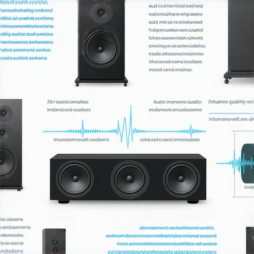 選擇適合的音響箱提升音質的最佳攻略，展示不同類型的音響箱，強調音質提升技巧，圖中包含音響設備，環繞音效，適合音樂愛好者與專業使用者參考。