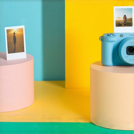 Fujifilm即影即有相機展示，專業服務介紹，完美拍攝瞬間，吸引攝影愛好者，探索多樣相機功能，享受創作樂趣，立即體驗相片即時打印的魅力。