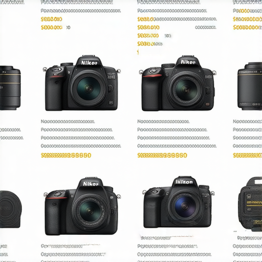 香港Nikon相機價格大揭密，專業保養服務一覽，展示多款Nikon相機及保養方案的圖片，吸引攝影愛好者了解最新價格與服務，不容錯過的購買資訊。