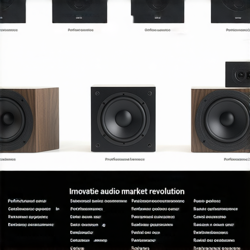 音響箱革命的創新設計圖，展示專業音響設備如何提升音樂體驗，顯示不同型號的音響箱，強調質量、音效和專業服務，吸引音樂愛好者探索更多選項。