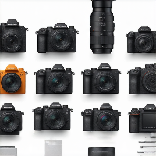 Fujifilm 相機展示，各款型號並排陳列，適合攝影愛好者探索，讓攝影之旅立刻開始，展現出色性能與設計美感，吸引潛在買家。