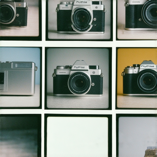 Fujifilm即影即有相機推薦與入門技巧的圖片展示，包含多款相機型號，加上拍攝效果範例，呈現其獨特的魅力與使用方式，吸引攝影愛好者探索。