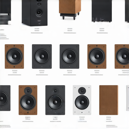 音響箱選購指南，展示不同類型音響箱的外觀和特點，幫助用戶了解如何選擇適合自己的音響設備，提升音質體驗，探索最佳音樂享受方法。