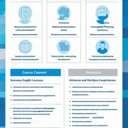 提升職場競爭力的商業英語課程與商務英語課程選擇指南，展示課程內容和學習資源，幫助專業人士選擇合適的英語課程，以增強職場技能與競爭力。