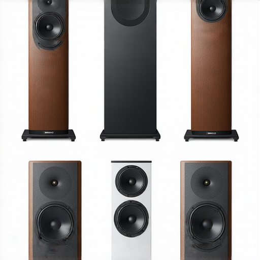 提升音質體驗的音響箱選擇指南，展示多款高品質音響箱，包含不同品牌和型號，突出音質設計與建材，適合音樂愛好者的選擇。