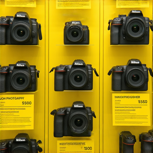 香港Nikon相機展示，包括各型號價格標籤與保養指示，適合攝影愛好者了解購買技巧與維護指南，助您選擇心儀的Nikon相機。
